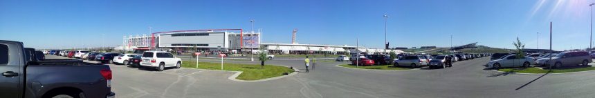 Архивный панорамный вид трассы Circuit of the Americas в Остине