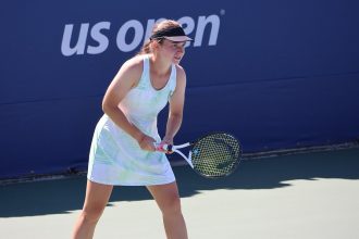 Дарья Снигур на корте US Open, архивное фото