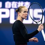Элина Свитолина на корте турнира WTA 1000 China Open 2026 в Пекине