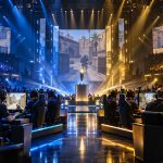 Киберспортивная арена перед матчем NAVI — Vitality на ESL Pro League Season 24
