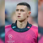 Фил Фоден в форме Манчестер Сити перед матчем Лиги чемпионов — архивное фото