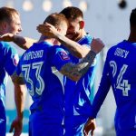 Игроки «Кудровки» в матче УПЛ