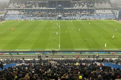 Архивный вид Mapei Stadium во время матча Серии А