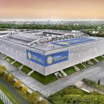 Merkur Spiel-Arena в Дюссельдорфе с высоты