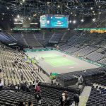 Центральный корт Мастерса в Париже во время турнира ATP