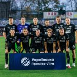 Игроки Полесья перед матчем с Буковиной в Каменце-Подольском