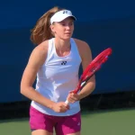 Елена Рыбакина на тренировке US Open 24 августа 2024 года — архив