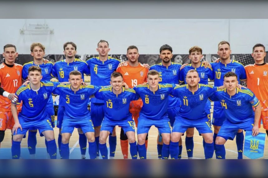 Сборная Украины по футзалу перед матчем отбора чемпионата мира 2028
