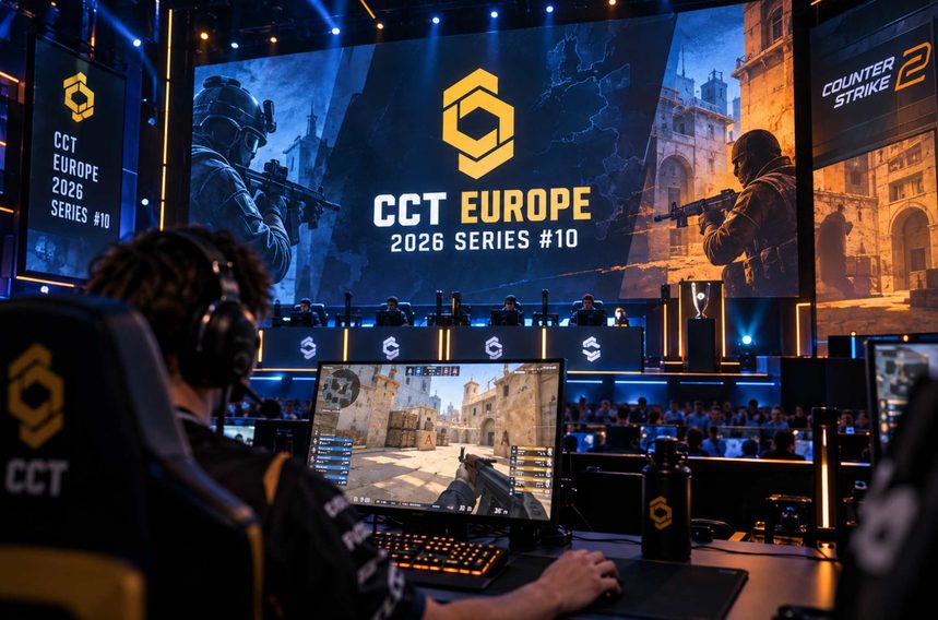 CCT Europe 2026 Series #10 по CS2: расписание матчей 8–10 октября, список 24 команд, формат плей-офф и распределение призового фонда $25 000.