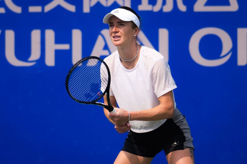 Элина Свитолина на турнире WTA 1000 в Ухане, октябрь 2026