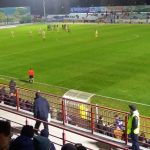 Стадион «Колос» в Ковалевке во время матча УПЛ