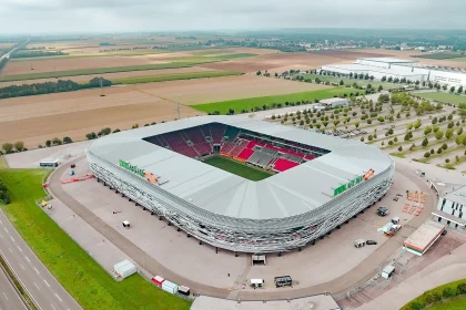 Архивный вид WWK Arena в Аугсбурге