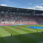 Архивный вид трибун WWK-Arena в Аугсбурге