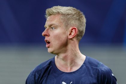 Александр Зинченко во время матча Лиги чемпионов, архивное фото
