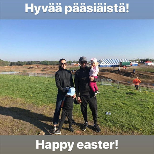 Семья Кими поздравила всех с Пасхой Семья Кими поздравила всех с Пасхой