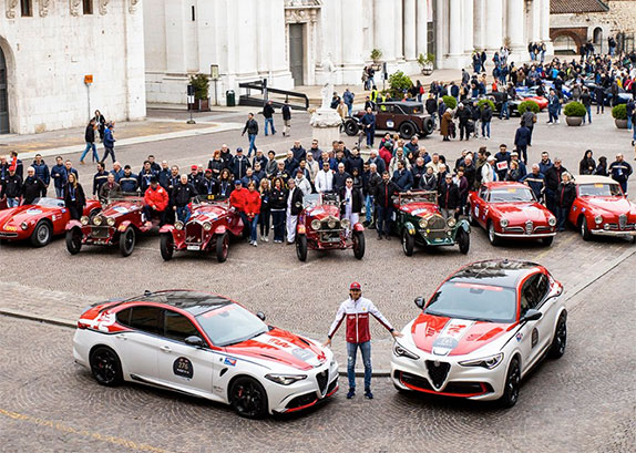 Пилоты Формулы 1 принимают участие в Mille Miglia Пилоты Формулы 1 принимают участие в Mille Miglia
