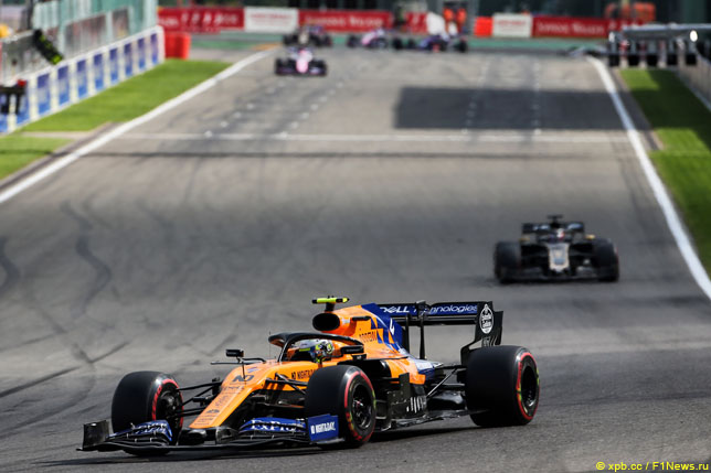 Технические проблемы помешали Сайнсу и Норрису в Спа