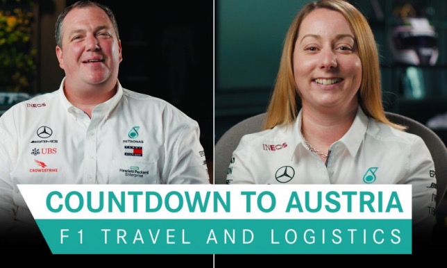 Команда Mercedes о том, как решаются вопросы логистики