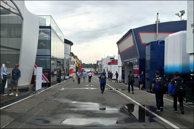 Ночные грозы сменили жару в Хоккенхайме