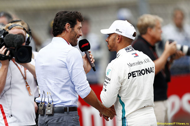 Уэббер: Титул разыграют Хэмилтон и Ферстаппен