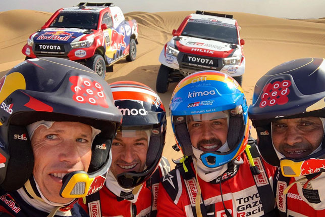 Фернандо Алонсо продолжает подготовку к Дакару