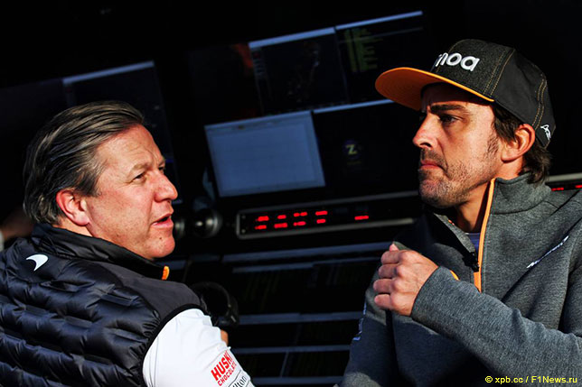 Зак Браун: Не уверен, что Алонсо вернётся в Renault