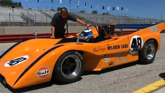 Хаккинен сел за руль исторической машины McLaren