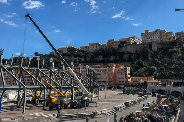 В Монако началась подготовка трассы