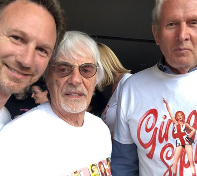 Экклстоун, Марко и Хорнер посетили концерт Spice Girls Экклстоун, Марко и Хорнер посетили концерт Spice Girls