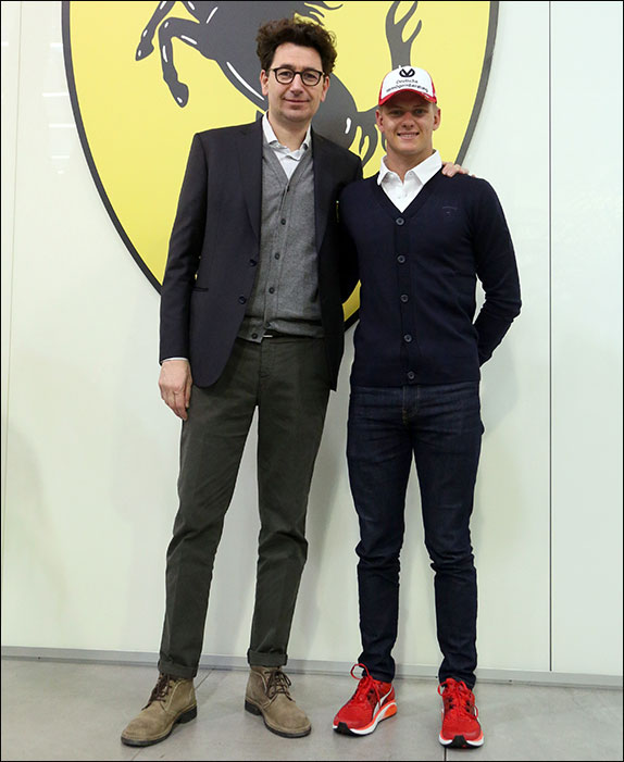 Мик Шумахер провёл первый рабочий день в Ferrari