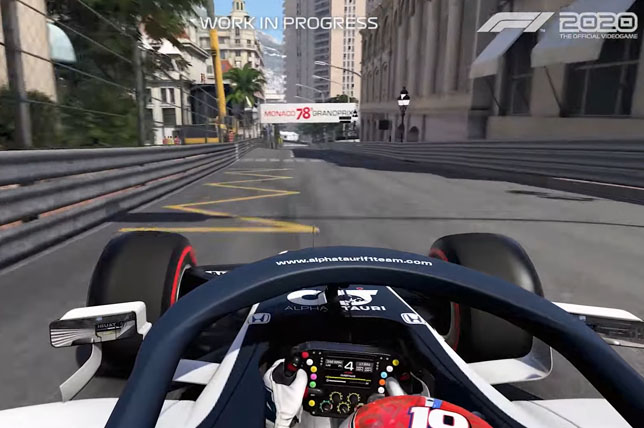 Видео: Круг в Монако в игре F1 2020