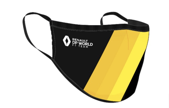 Renault F1 предлагает болельщикам брендированные маски