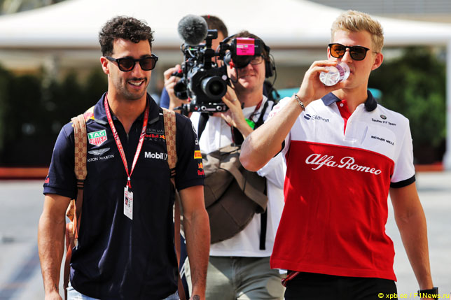 Маркус Эриксон поблагодарил Риккардо за высокую оценку