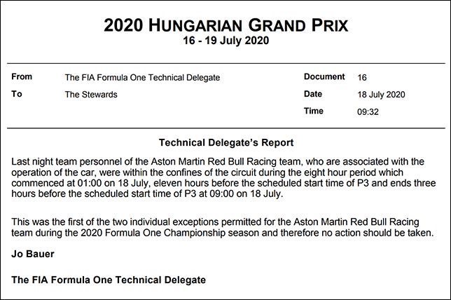 В Red Bull нарушили правило комендантского часа