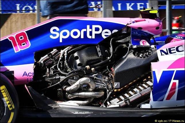 Гран При России: Элементы силовых установок