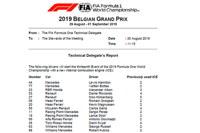 На 14-и машинах заменены элементы силовых установок