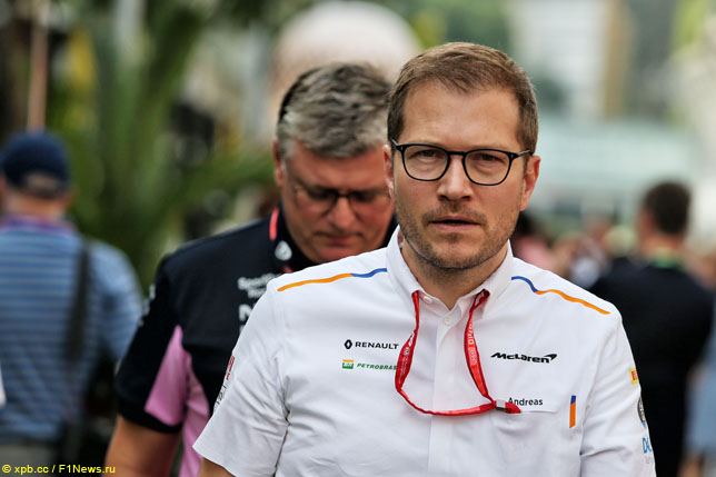 Андреас Зайдль: Сайнс и Норрис – будущее McLaren  Андреас Зайдль: Сайнс и Норрис – будущее McLaren