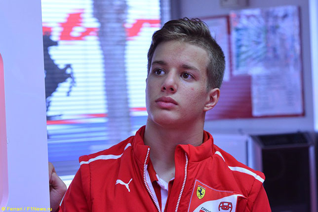 Джанлука Петекоф принят в Гоночную академию Ferrari 
