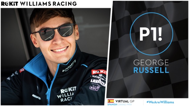 Джордж Расселл выиграл виртуальный Гран При Испании