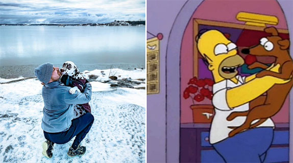 Болельщик сравнил Боттаса с Гомером Симпсоном Болельщик сравнил Боттаса с Гомером Симпсоном