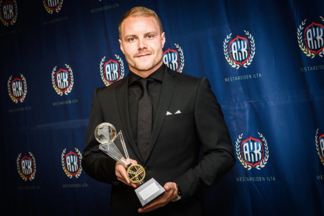 Валттери Боттас признан «Гонщиком года» в Финляндии