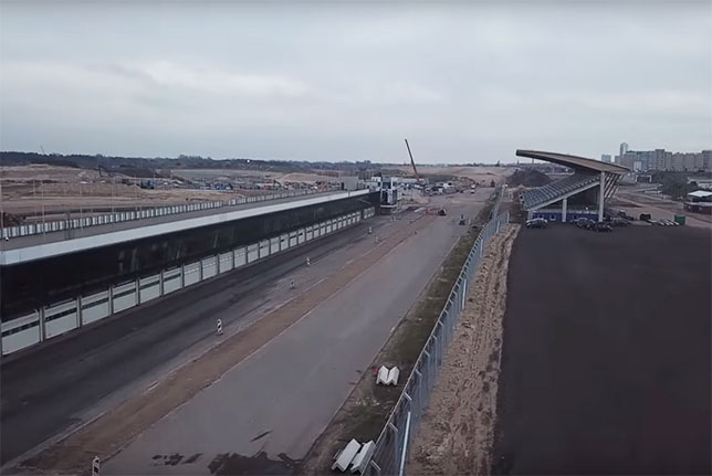 Видео: Трасса в Зандфорте в последние дни января