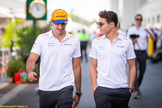 Сайнс и Норрис остаются в McLaren!