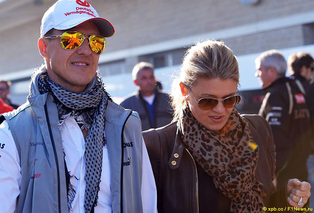 Коринна Шумахер обратилась к болельщикам