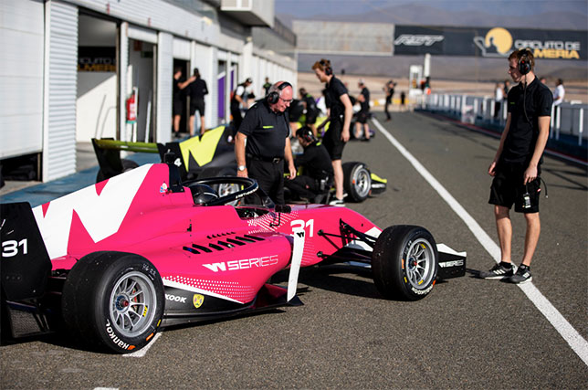 W Series: Завершился первый день тестов в Альмерии