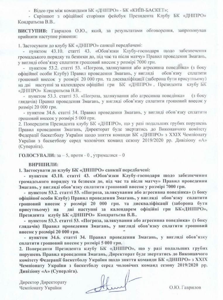 
Коломойский с президентом БК Днепр угрожали арбитру в игре с Киев-Баскетом. ФБУ наказала только главу клуба
