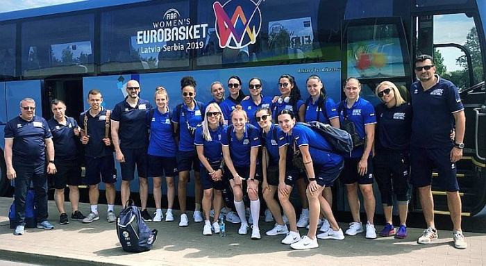 
Женская сборная Украины по баскетболу прибыла в Ригу на чемпионат Европы
