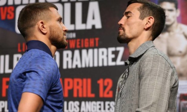 Ломаченко і Кролла провели дуель поглядів Ломаченко і Кролла провели дуель поглядів