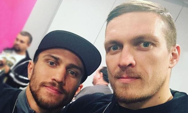 Усик разом із Ломаченком готується до дебюту в суперважкій вазі Усик разом із Ломаченком готується до дебюту в суперважкій вазі