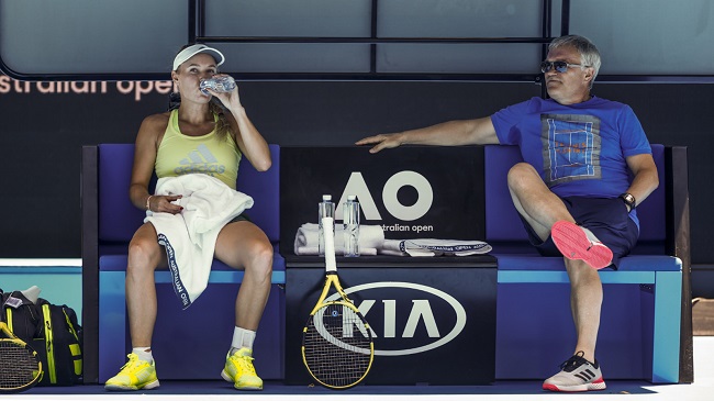 Світоліна та Возняцкі провели тренування на головному корті Australian Open. ФОТО